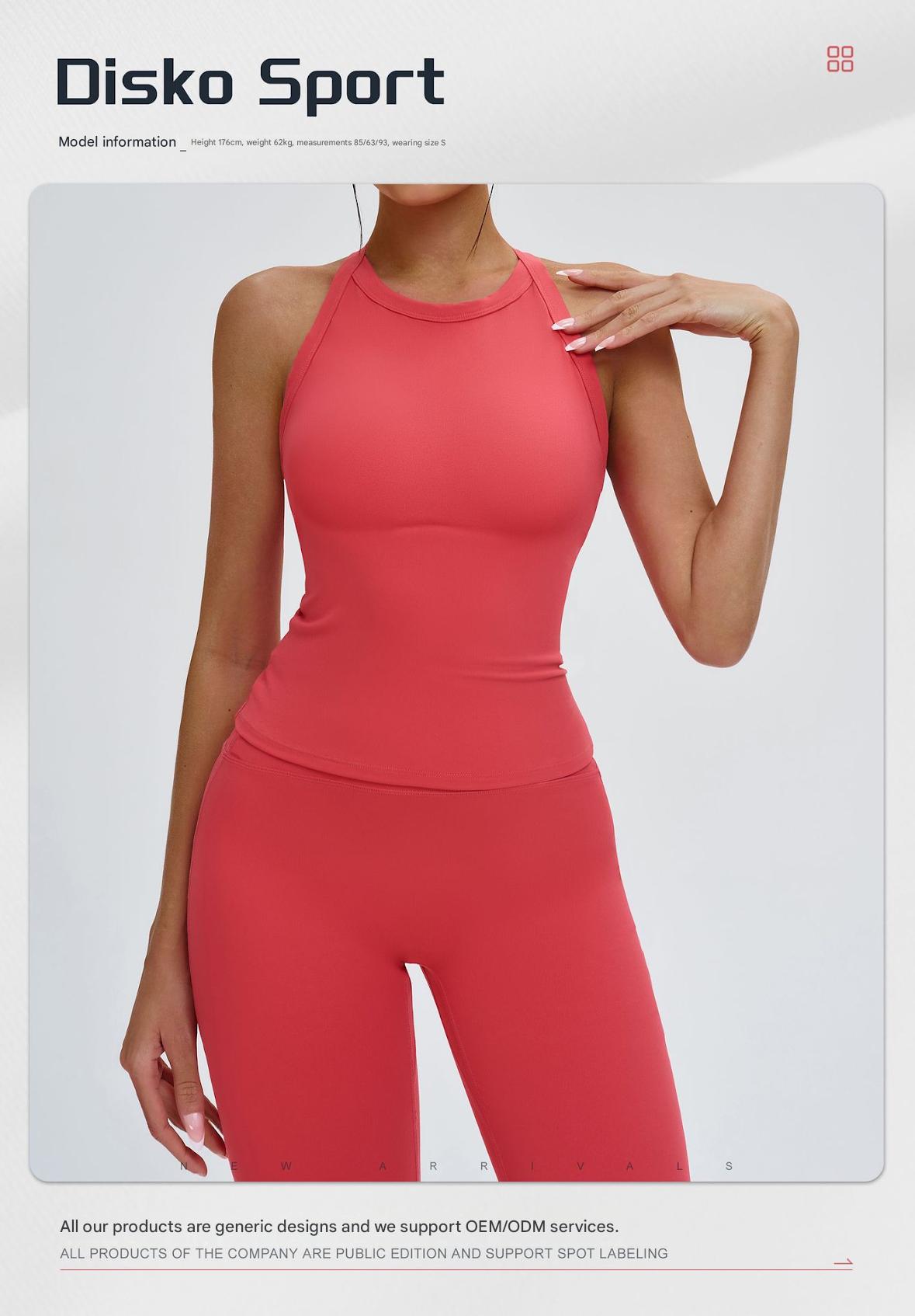 Women Off White Padded Racerback Tank Slim Yoga Running Daily Basic Camisole Top - Image 7